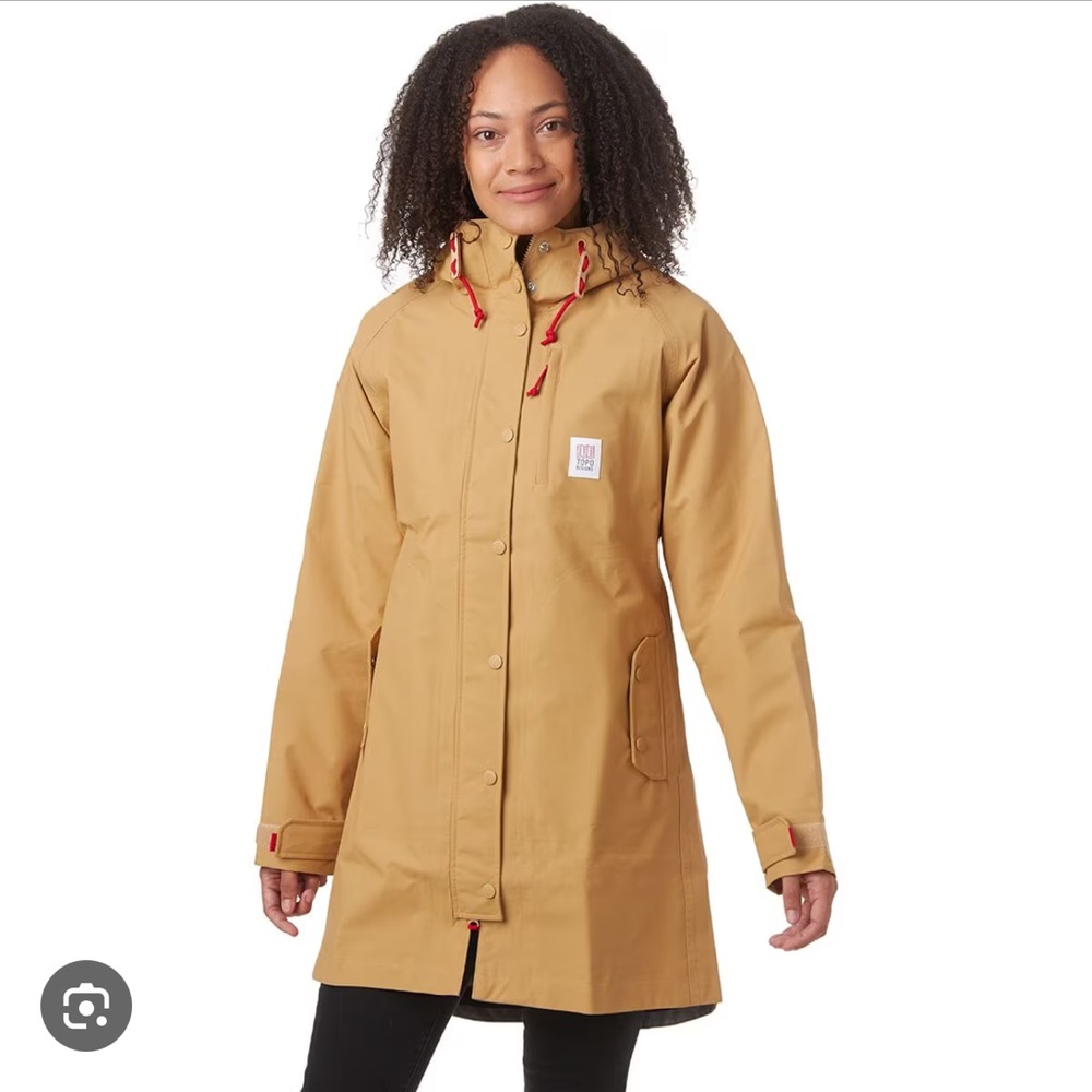 Topo Designs Waterproof Trench Rain Jacket Parka